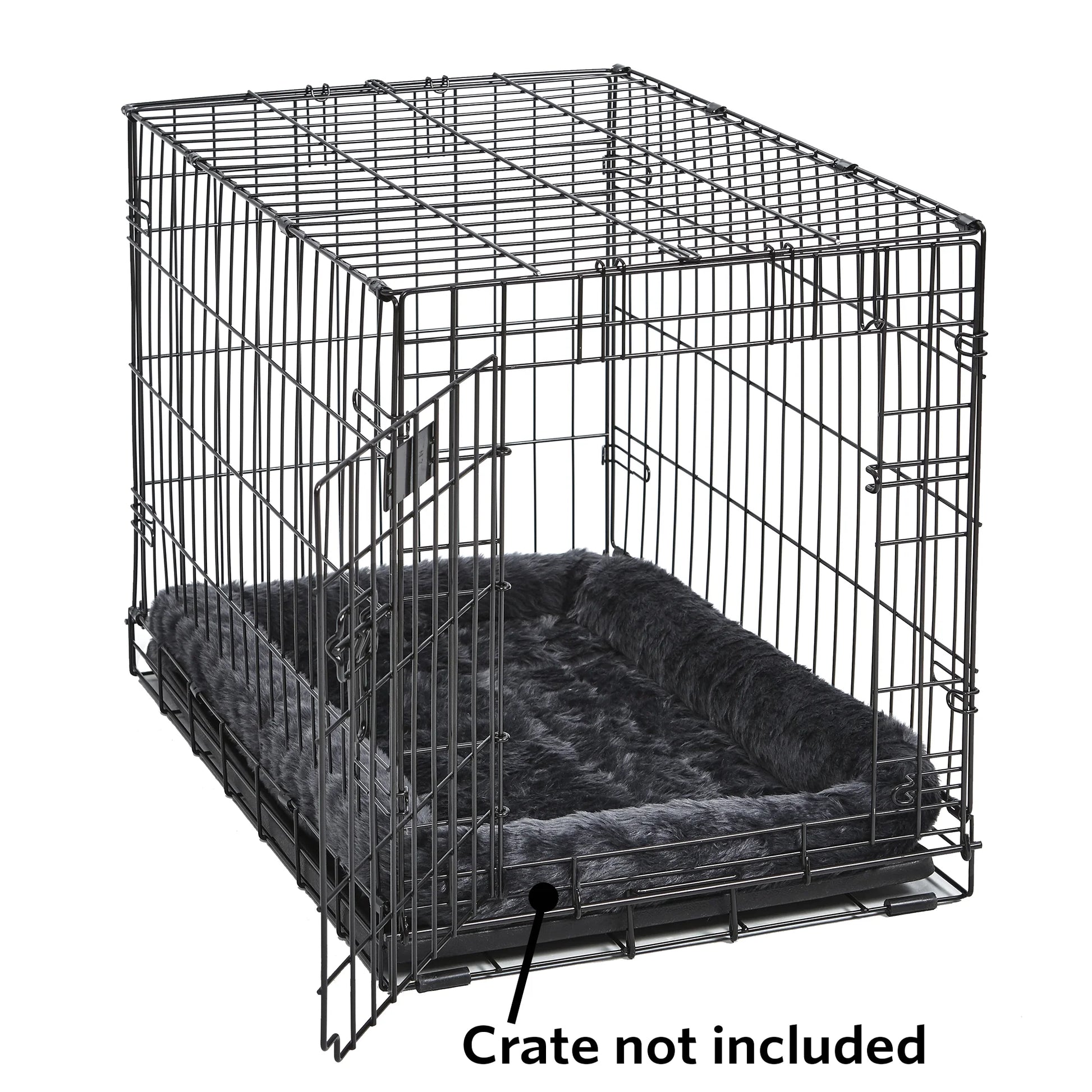Quiet Time Dog Bed, Small, Gray 22"