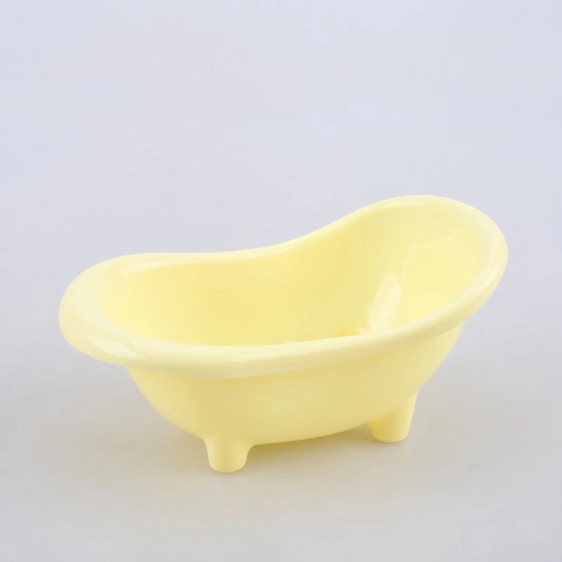 Pet Mouse Bathing Bathtub Plastic Bathtub Hamster Bathing Supplies Toy Little Pet Bathroom Pet Rat Cage Accessories Pet Toilet