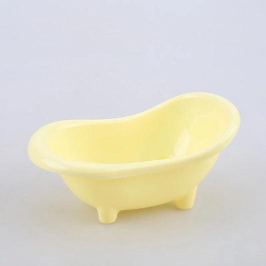 Pet Mouse Bathing Bathtub Plastic Bathtub Hamster Bathing Supplies Toy Little Pet Bathroom Pet Rat Cage Accessories Pet Toilet