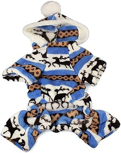 Dog Hoodie Soft Cozy Winter Puppy Clothing Pet Clothes Sweater Cute Hooded Dogs Sweatshirts Cat Coat